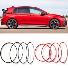 18" 19" 20" Car Rim Edge Trim Protector Wheel Ring Tire Guard For VW Golf GTI 4x