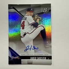 2021 Bowman Platinum - Top Prospects Jared Shuster #TOP-97 Autograph Braves