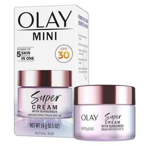 Crema facial Olay súper suero crema hidratante facial FPS 30, tamaño mini de prueba, 15 m - Imagen 12 de 12