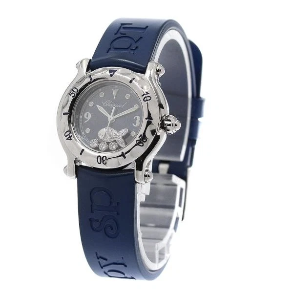 Chopard — Chopard Happy Fish 27/8923 26mm SS Blue Dial Quartz Watch #C7787