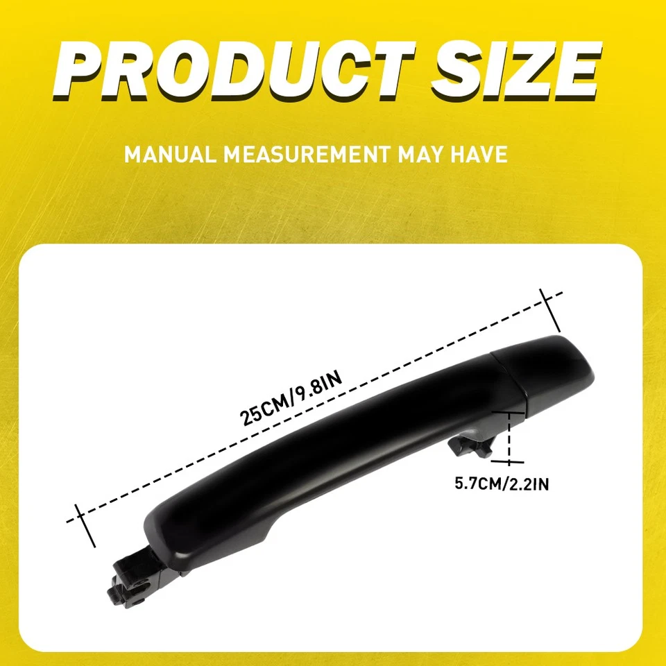 Manija de puerta exterior delantera trasera derecha para Nissan Xterra SV S 80606-EA552 2011-2012 Foto 4 de 4