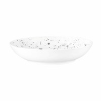Seltmann Weiden Suppenteller Liberty Silver Stars, Porzellan, Silberfarben 21 Cm