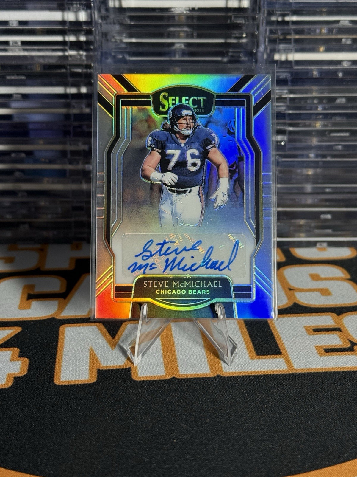 2018 Panini Select - Signatures Steve McMichael #SP-SM /127 (AU)