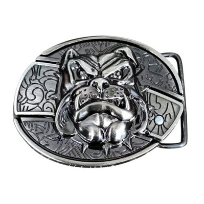Bulldog Mascot Zinc Alloy 2 in 1 Belt Buckle