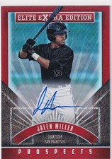 2015 Panini Elite Extra Edition PROSPECTS #96 JALEN MILLER AUTOGRAPH R/C