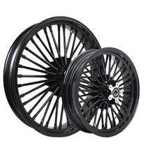 Fat Spoke Wheels Rims Set For Harley Softail Heritage Flstc Fat Boy Flstf Deluxe