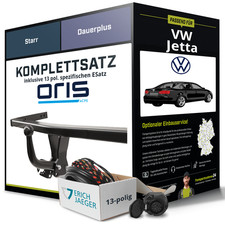 Für VW Jetta III Typ 1K2 Anhängerkupplung starr +eSatz 13pol 08.2005-12.2010 Set