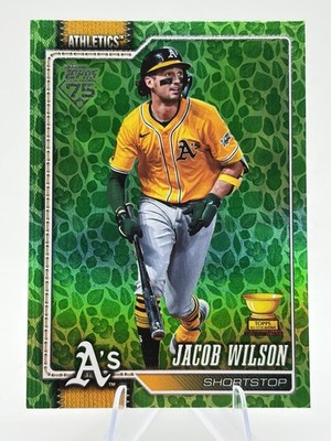 Jacob Wilson 13 Cards Lot - Parallels, Inserts & Rookie Cards - Athletics