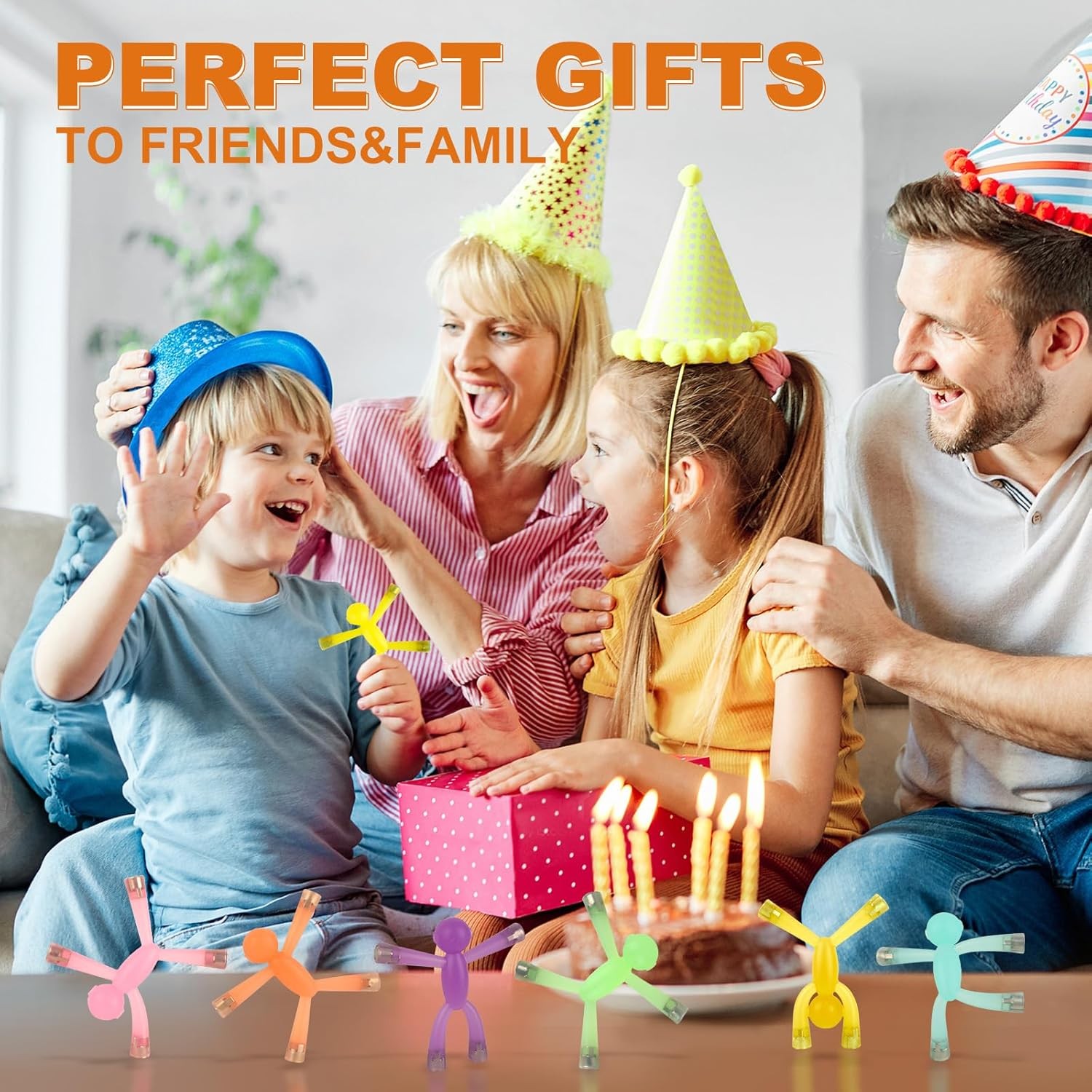 6pcs Magnetic Toys,People Figures for Kids, Adults Kids Gifts, Magnetic Men for 