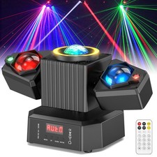 KTV Laser Light RGBW LED Moving Head Disco Stage Lighting Beam DMX512 Party DJ