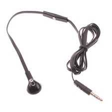 For TCL 60/60R/SE/NxtPaper - Mono Headset Wired Earphone Single Earbud 3.5mm