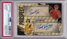 2025 Panini Prizm NICK KURTZ/SEAVER KING #1/1 Dual RC Auto Gold VInyl PSA 10