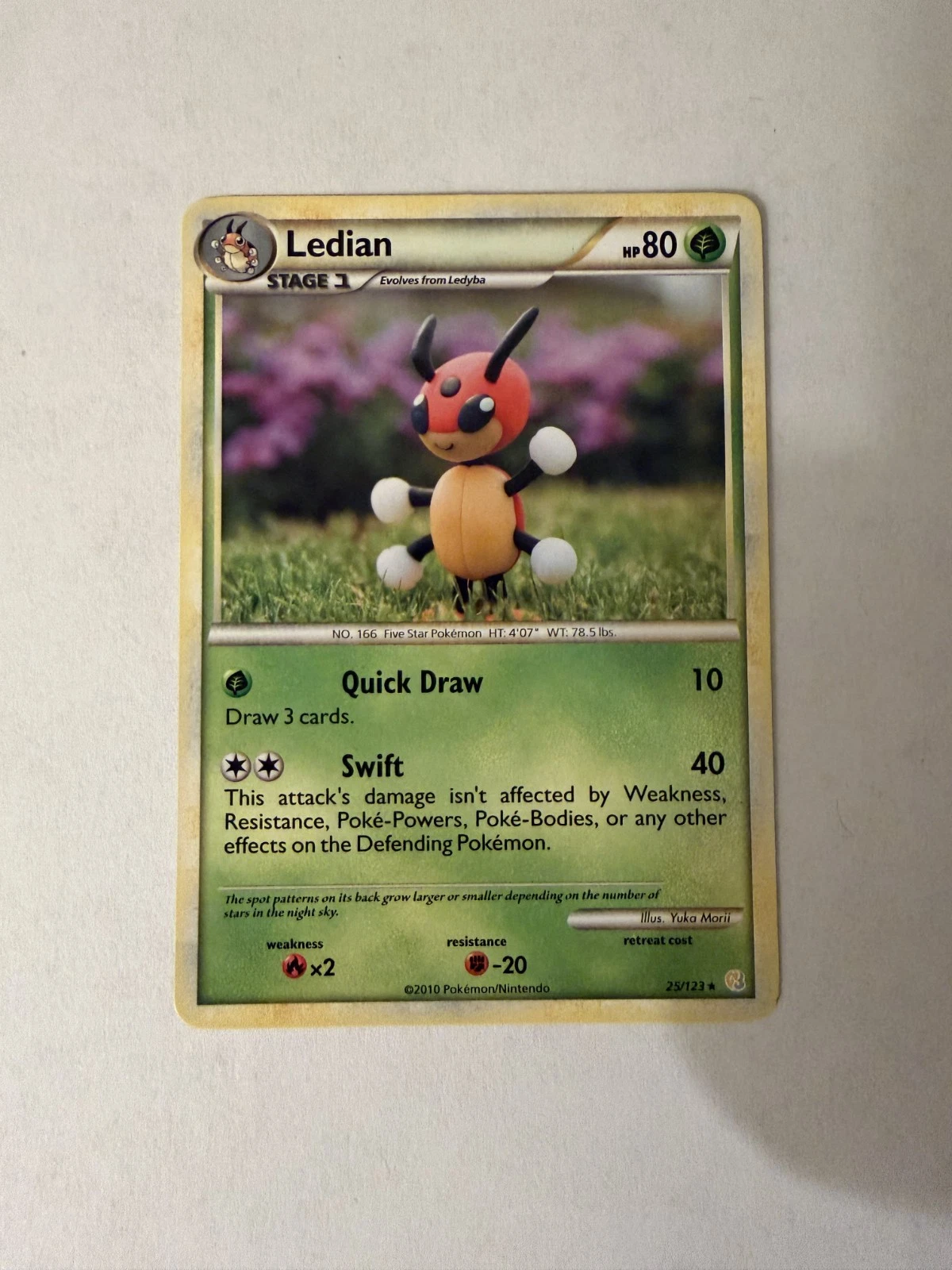 Ledian 25/123 Heartgold & Soulsilver Regular