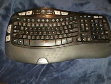 Logitech K350 Black Wave Wireless Keyboard Er...