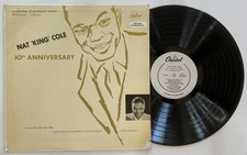 Nat King Cole 10th Anniversary Album LP Capitol W-514 (1954) King Cole Trio vg++