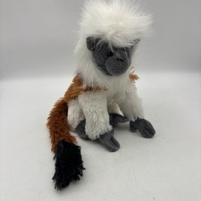 Wild Republic Cotton Top Tamarin Monkey 8" Stuffed Animal Lovey Zoo Favorite