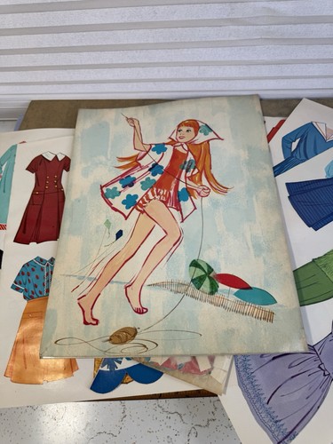Vintage 1965 Mattel Skipper Paper Dolls – Seaside Cabana - Picture 8 of 8