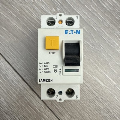 Eaton X-Pole - EAM632H - 63a 30mA zweipolig RCCB 