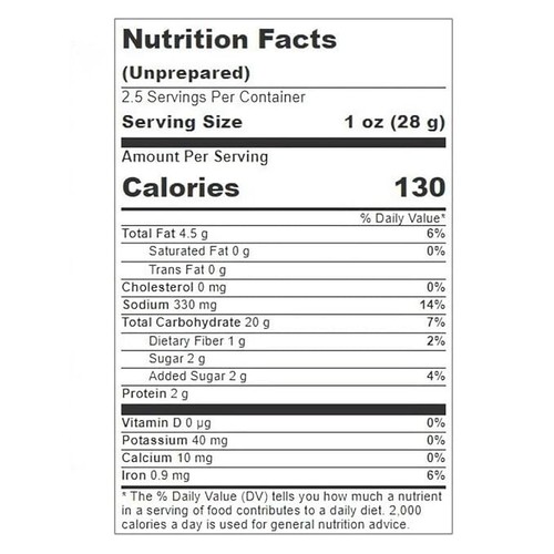 Snack Factory Pretzel Cracker Honey Mustard, 2.6 Ounce, 8 Per Case - Picture 4 of 4