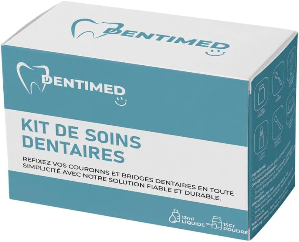 Pansement dentaire d'urgence pour boucher un trou de carie en voyage