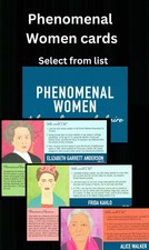 Info card of Phenomenal Women – Select from list – AA73