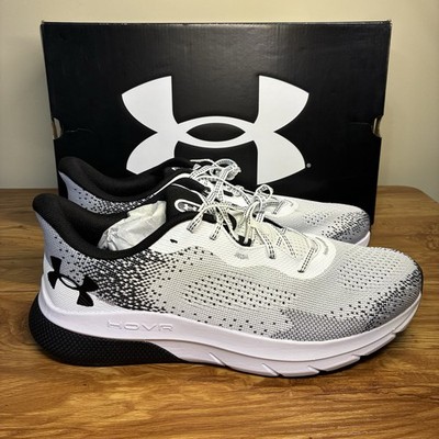 Under Armour HOVR Turbulence White Black Men’s Size 12 Running Shoes 
