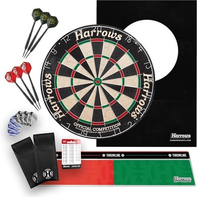 Harrows Top Shot XL Darts Bundle | Offizielle Wettkampf Dartscheibe