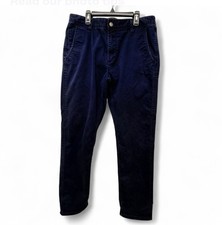 DOCKERS ALPHA KHAKI NAVY CHINO SLIM TAPERED PANTS, WAIST 34, INSEAM 33, RISE 10