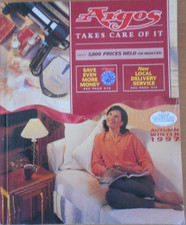 Argos Catalogue autumn winter 1997 toys fashion household electronics