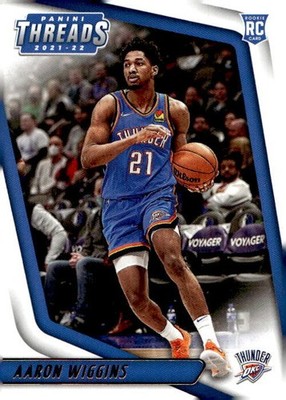 Aaron Wiggins 2021-22 Chronicles Threads Bronze - #100 - Oklahoma City Thunder