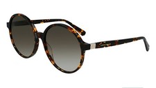LONGCHAMP Round Oversized Tortoise Gradient S...