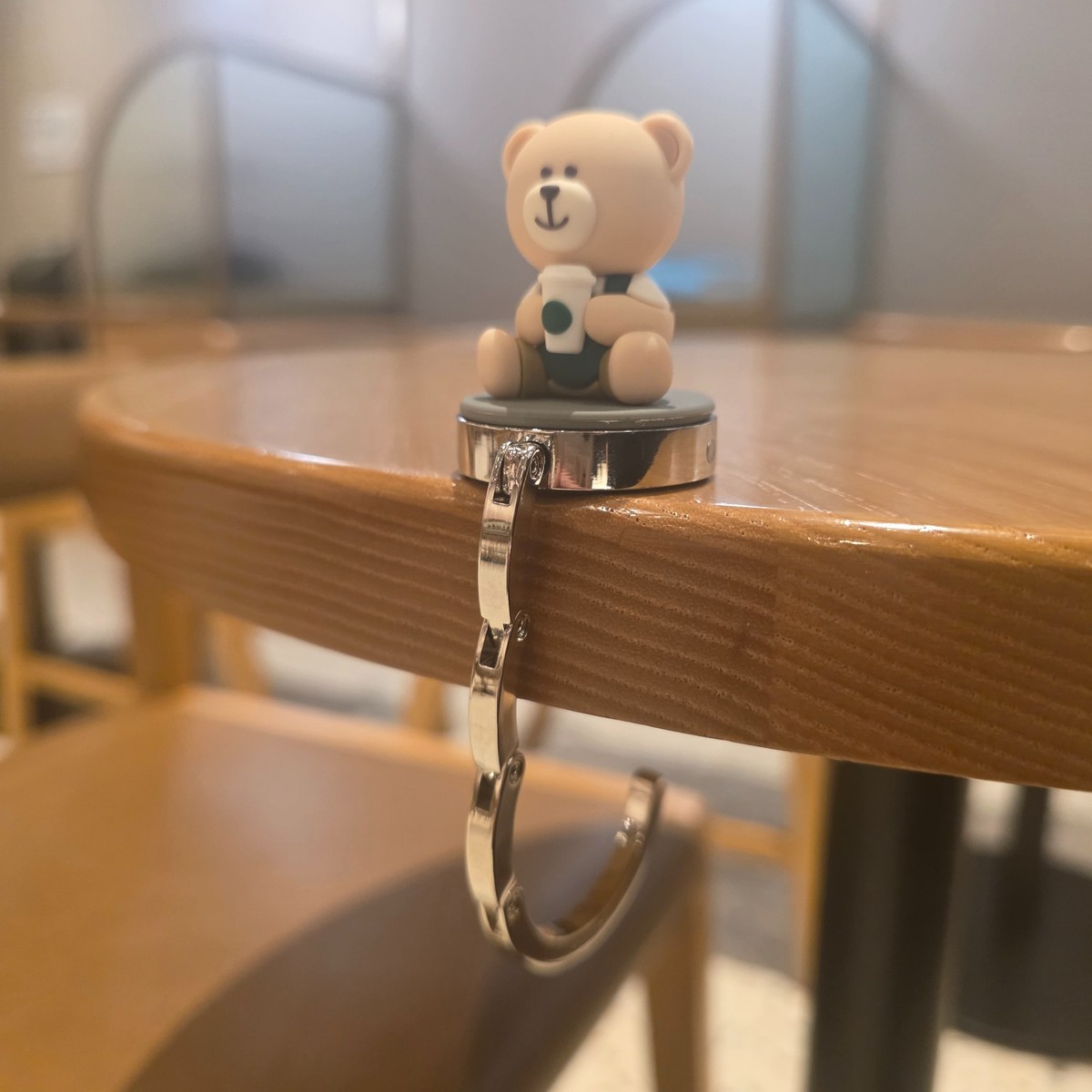 Starbucks Bearista Bag Hook Desk Hanger Holder Cute Figure Korea