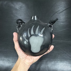 Bear Native American flask
