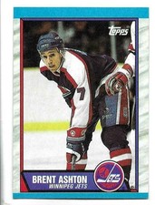 BRENT ASHTON 1989-90 TOPPS CARD NEAR MINT+ CONDITION
