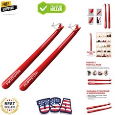 Long shoehorn that is comfortable to wear and has a handle is ideal for both ...