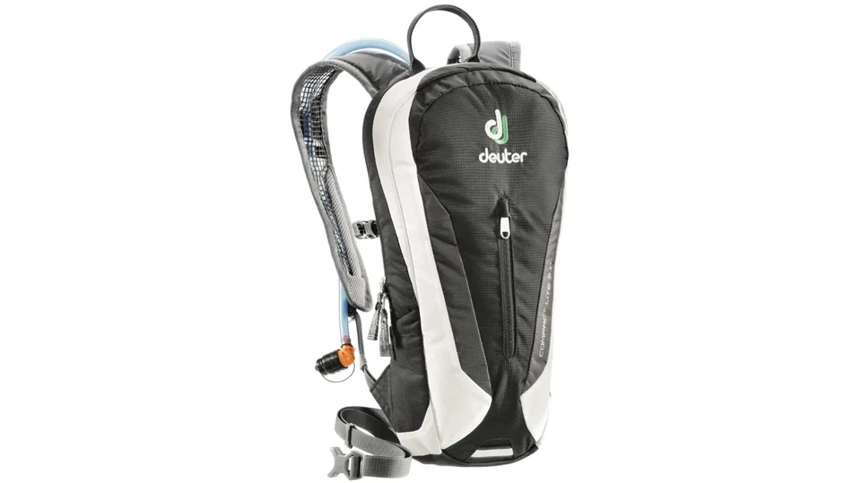Deuter Compact Lite 3.0 Hydration Backpack Black/White – 3L Streamer Reservoir - Image 2 of 4
