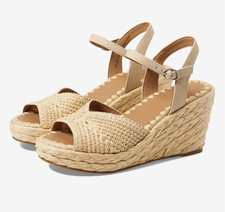 Gentle Souls Nomi Raffia Women  s Sandals 6.5