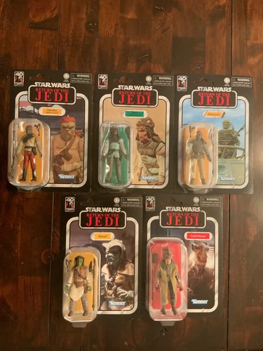 Star Wars The Vintage Collection Saelt-Marae, Wooof, Weequay, Nikto, Kithaba set