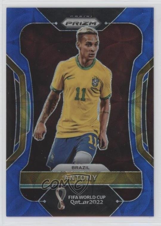 2022 Panini Prizm World Cup Qatar Choice Blue Prizm 68/135 Antony #26 3u4