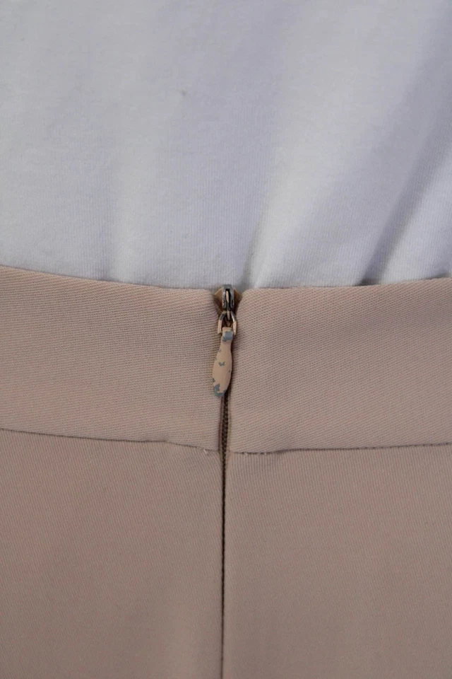 Philosophy di Alberta Ferretti 女式打褶直裙米色 4 码 — 第 4/4 张图片