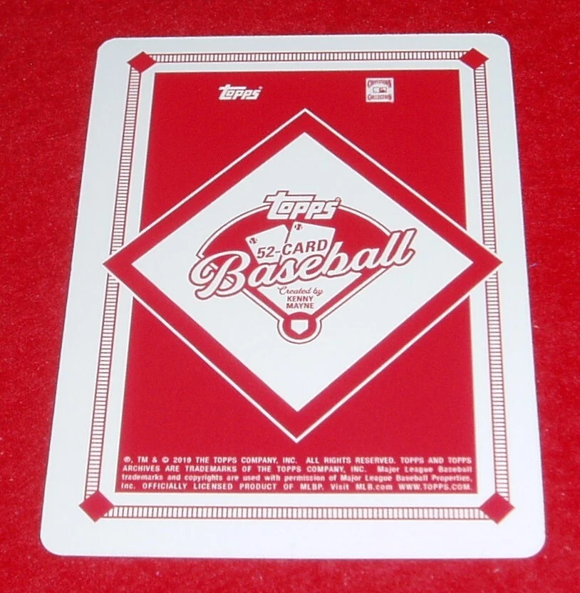 2019 Topps Kenny Mayne 52-Card Baseball ~ DUKE SNIDER CARD #4 OF BALL  NM/M - Image 2 of 2