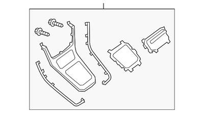 Genuine Nissan Shift Panel 96941-3YU3A