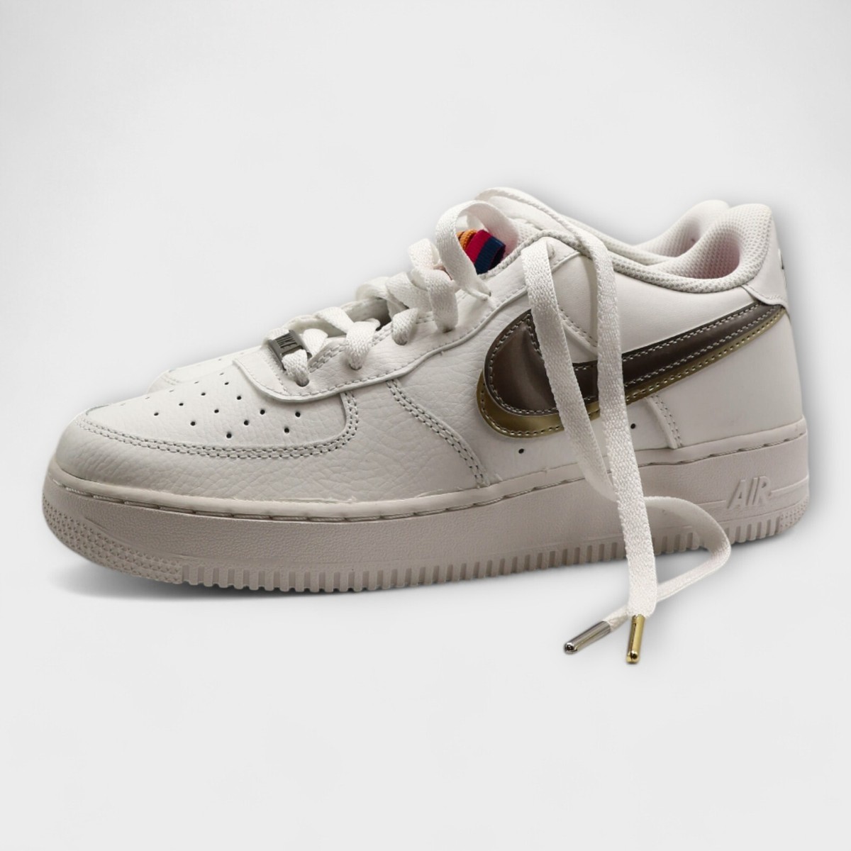 Nike Kids' Air Force 1 LV8 Double Swoosh Shoes Sneakers Size