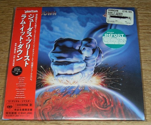 JUDAS PRIEST RAM IT DOWN JAPAN MINI LP cd NEW iron maiden kiss metallica ac dc - Afbeelding 1 van 4