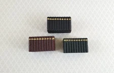 Dollhouse Miniature Wood Books Stack Set x3 1:12 Scale 3/4" tall