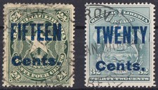 Liberia 1903, Mi.Nr. 88 + 89, CDS, gestempelt