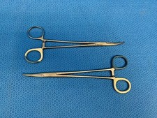 Pilling Weck, 18-2390 Schnidt Tonsil Forceps Half Curved, 7 1/2" Set, Surgical