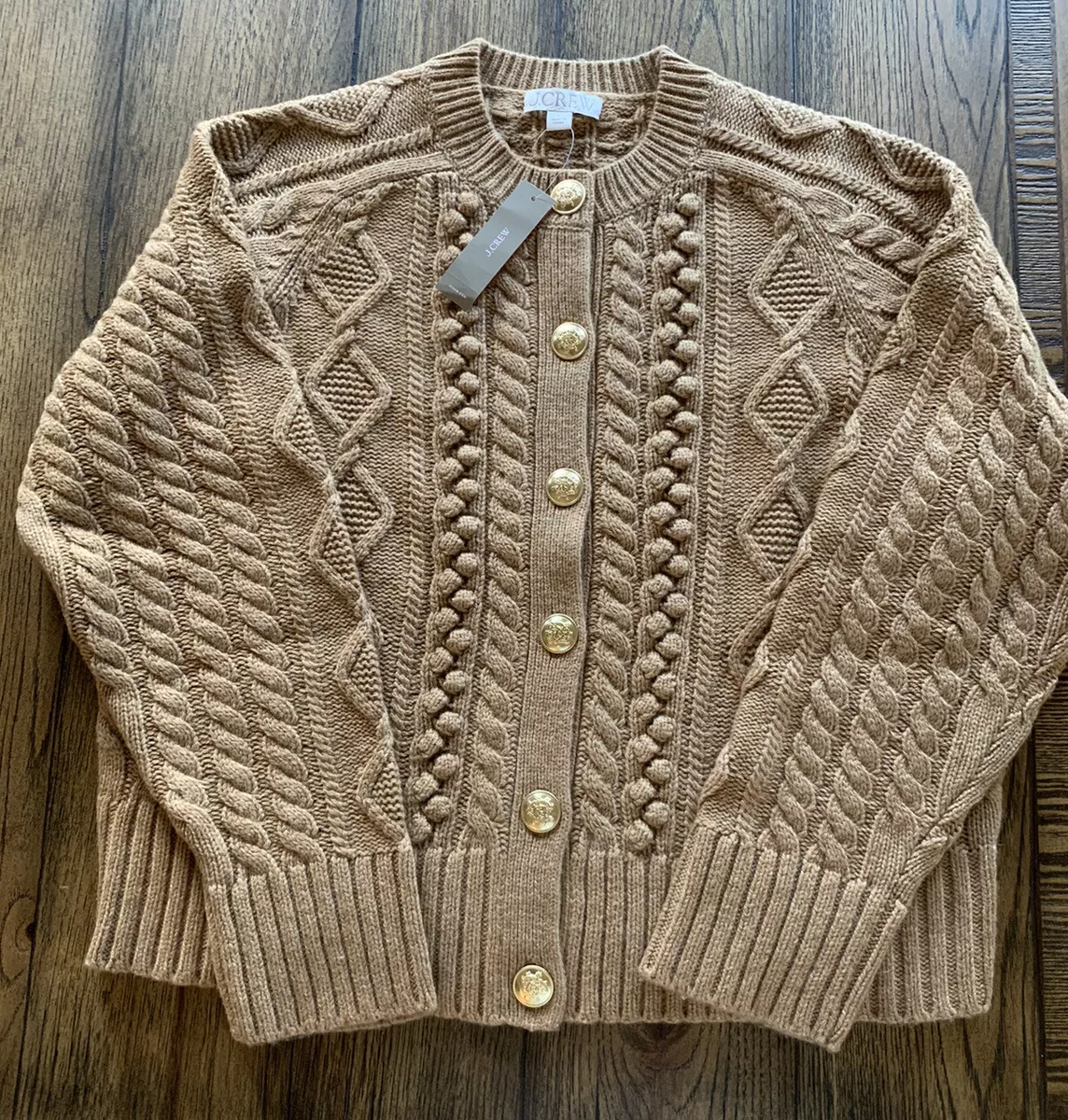 J.Crew Women's Cable-Knit Cardigan Sweater