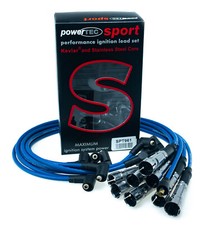 Z&uuml;ndkabel blau Mercedes R107 SL W126 C126 380 500 3,8 5,0  blue PowerTec