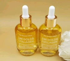 2~The Beauty Elixir 24K Gold & Collagen Lifting Facial Serum EXP 26 1.69 fl New 